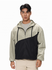 Áo Khoác Dù Nam Bất Đối Xứng CTX MOP 1100