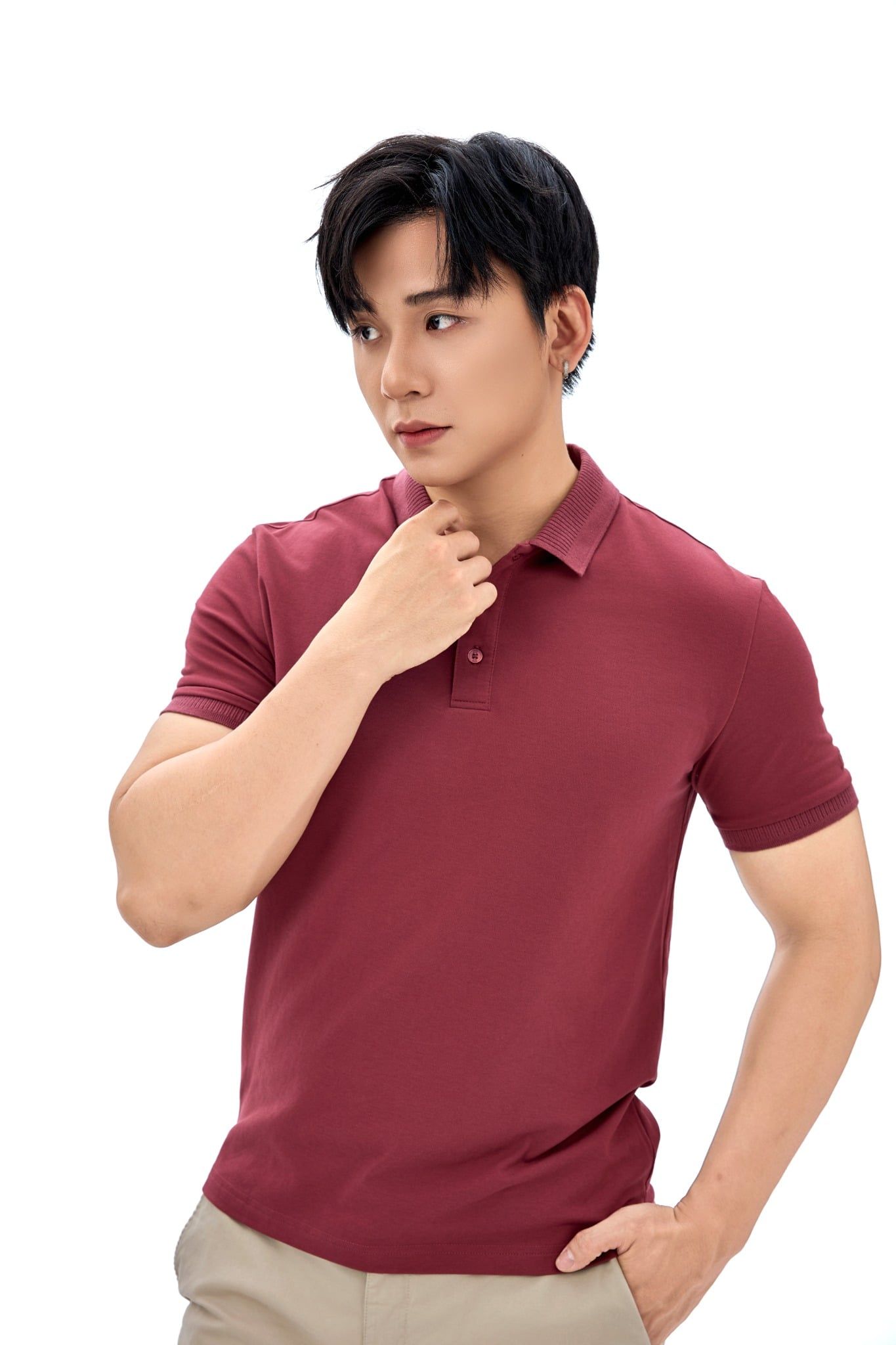  Polo Nam Regular Basic Thêu Logo CTX MPO 1066 