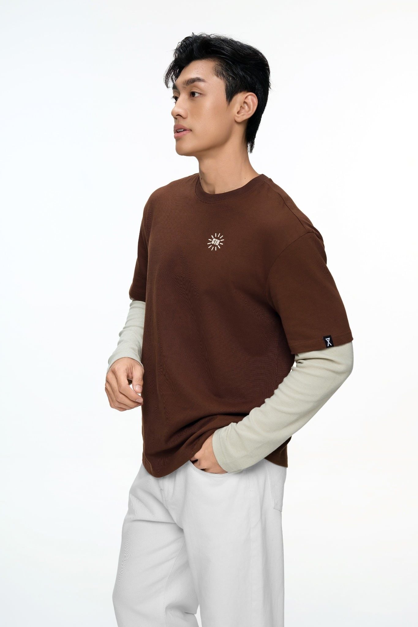  Áo Thun Nam Relax Phối Tay Dài MTS 1502 