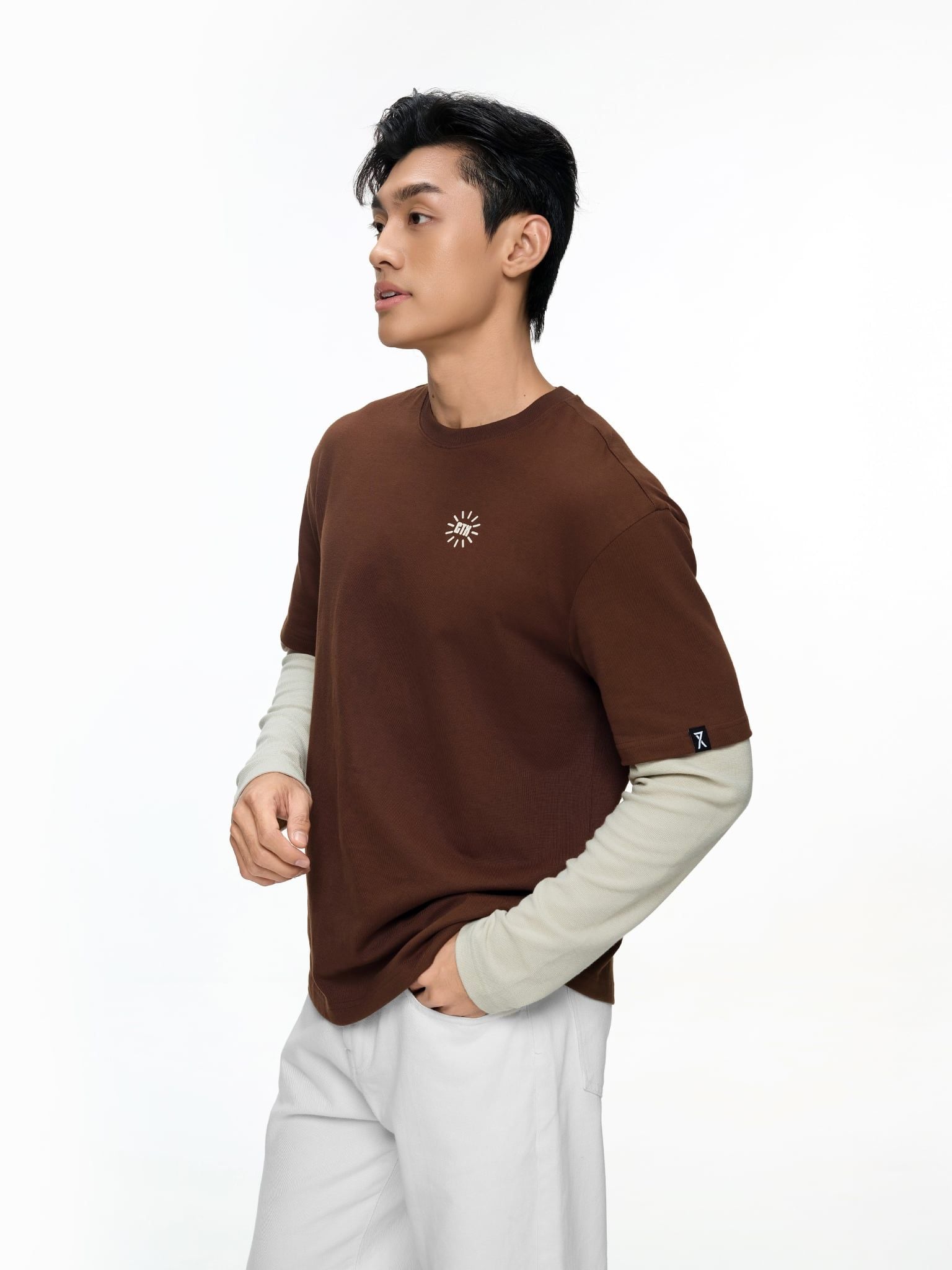  Áo Thun Nam Relax Phối Tay Dài MTS 1502 