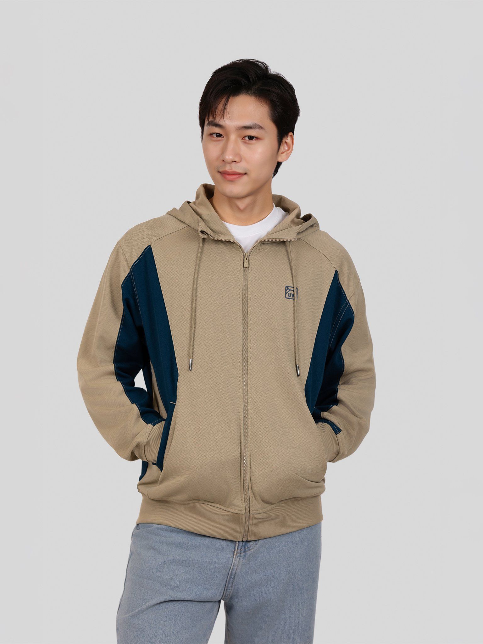  Áo Khoác Nam Anti UV Phối Màu Ver2 MOK 1075 