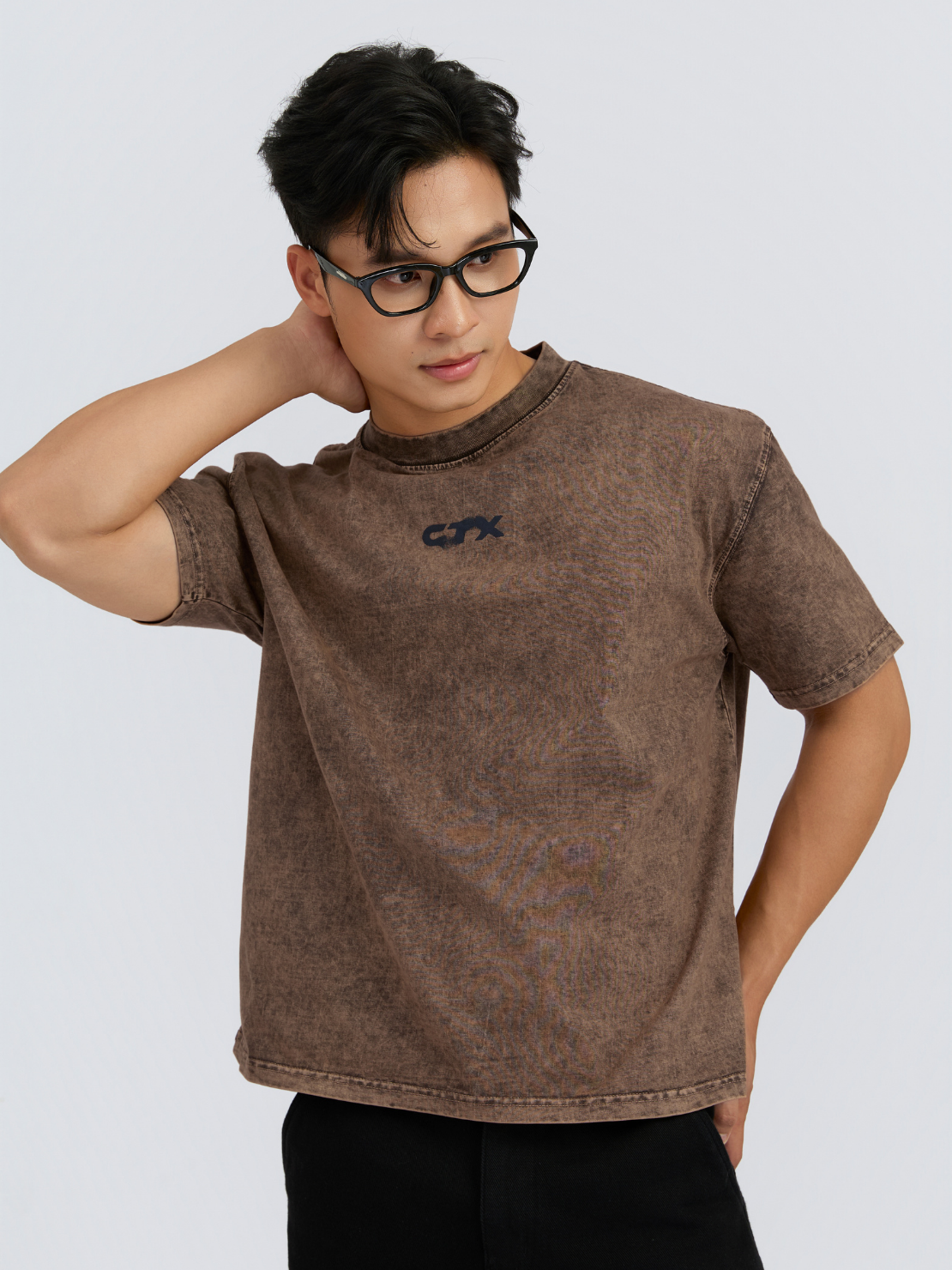  Áo Thun Nam Oxy Wash Acid MTS 1531 