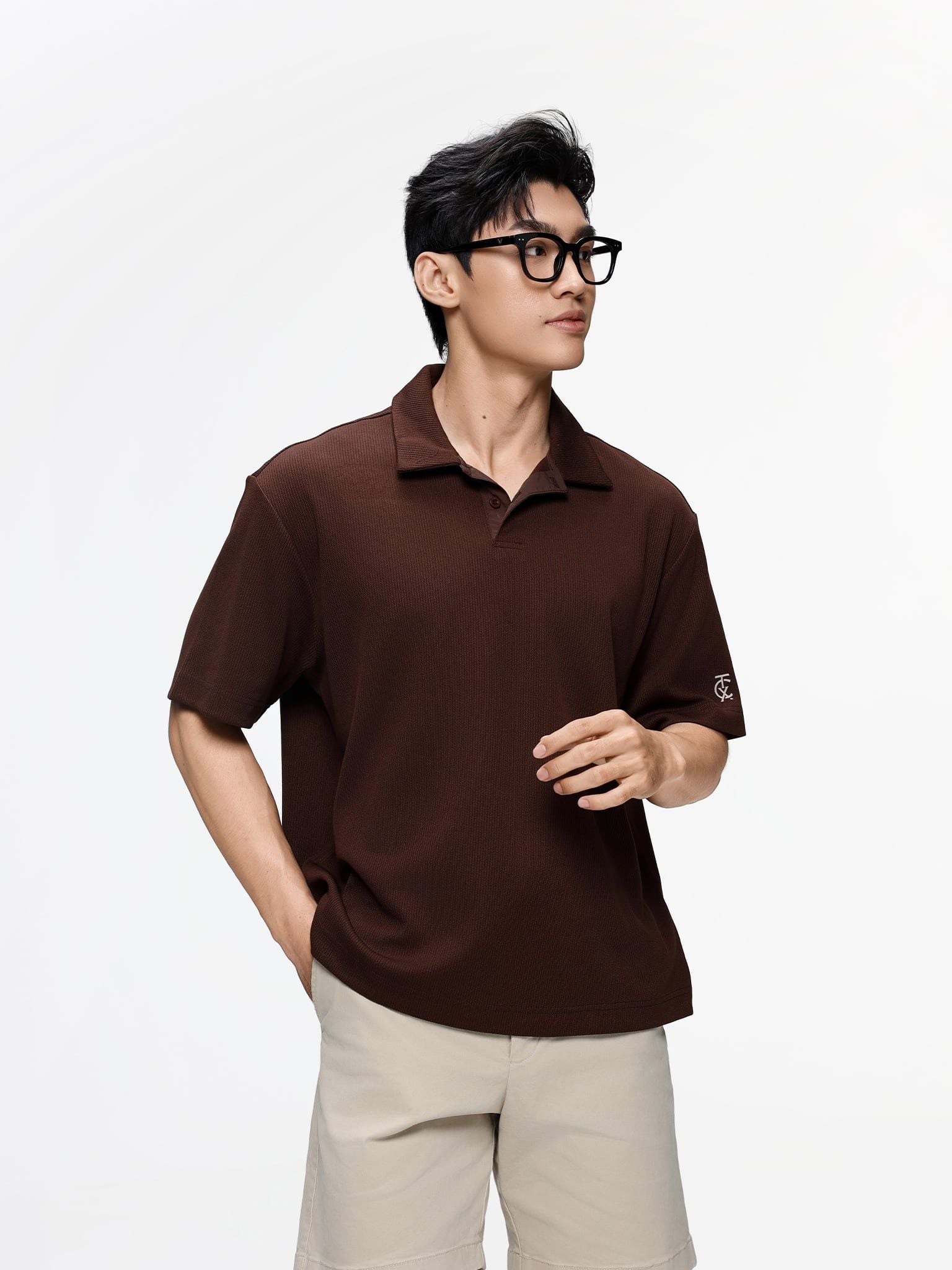  Áo Polo Nam Dệt Kim Relax Boxy MPO 1080 