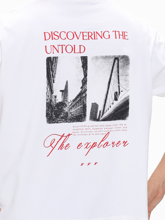  Áo Thun Nam Discovering The Untold MTS 1533 