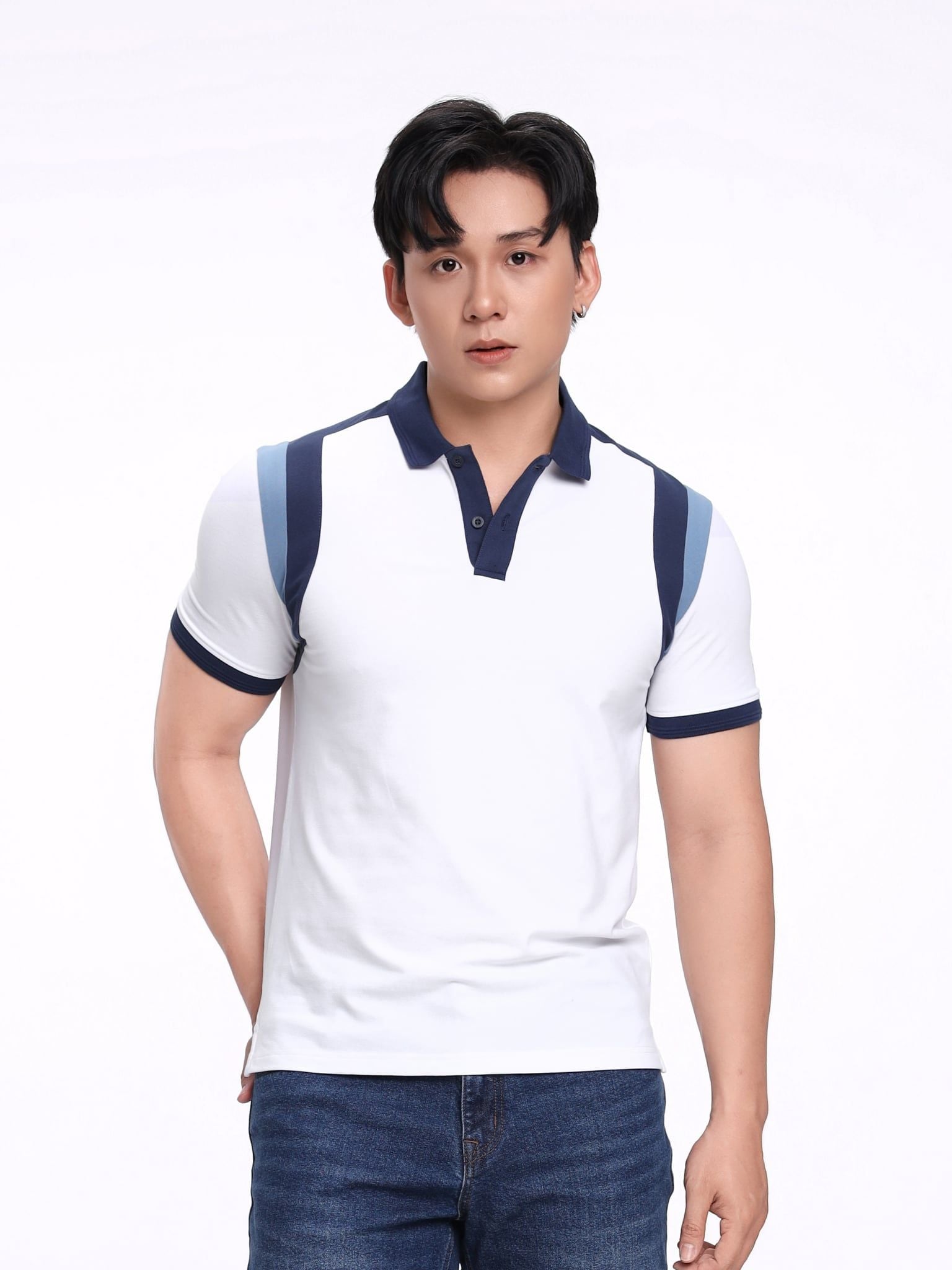  Áo Polo Nam Morden Block Regular MPO 1086 