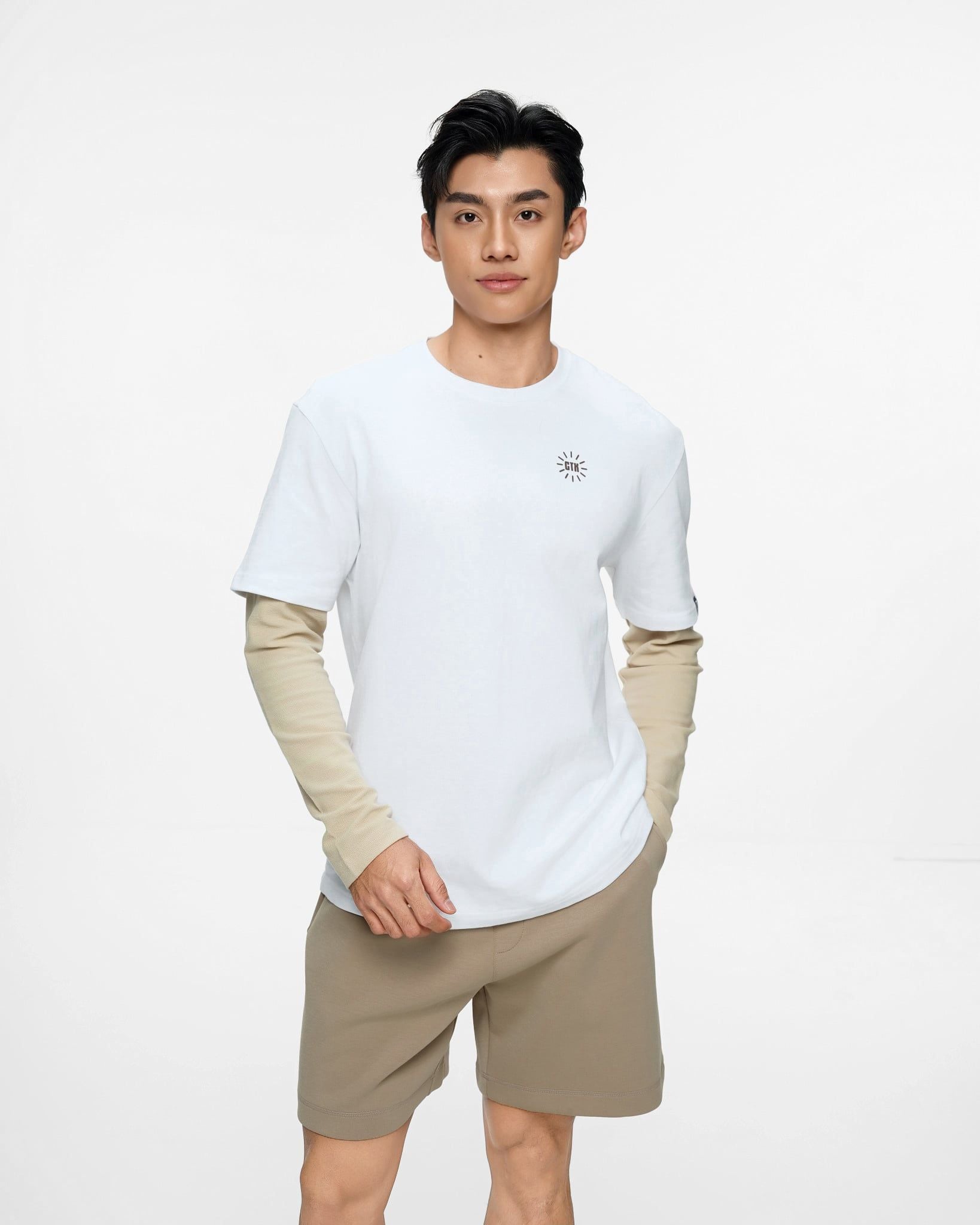  Áo Thun Nam Relax Phối Tay Dài MTS 1502 