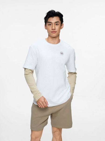  Áo Thun Nam Relax Phối Tay Dài MTS 1502 