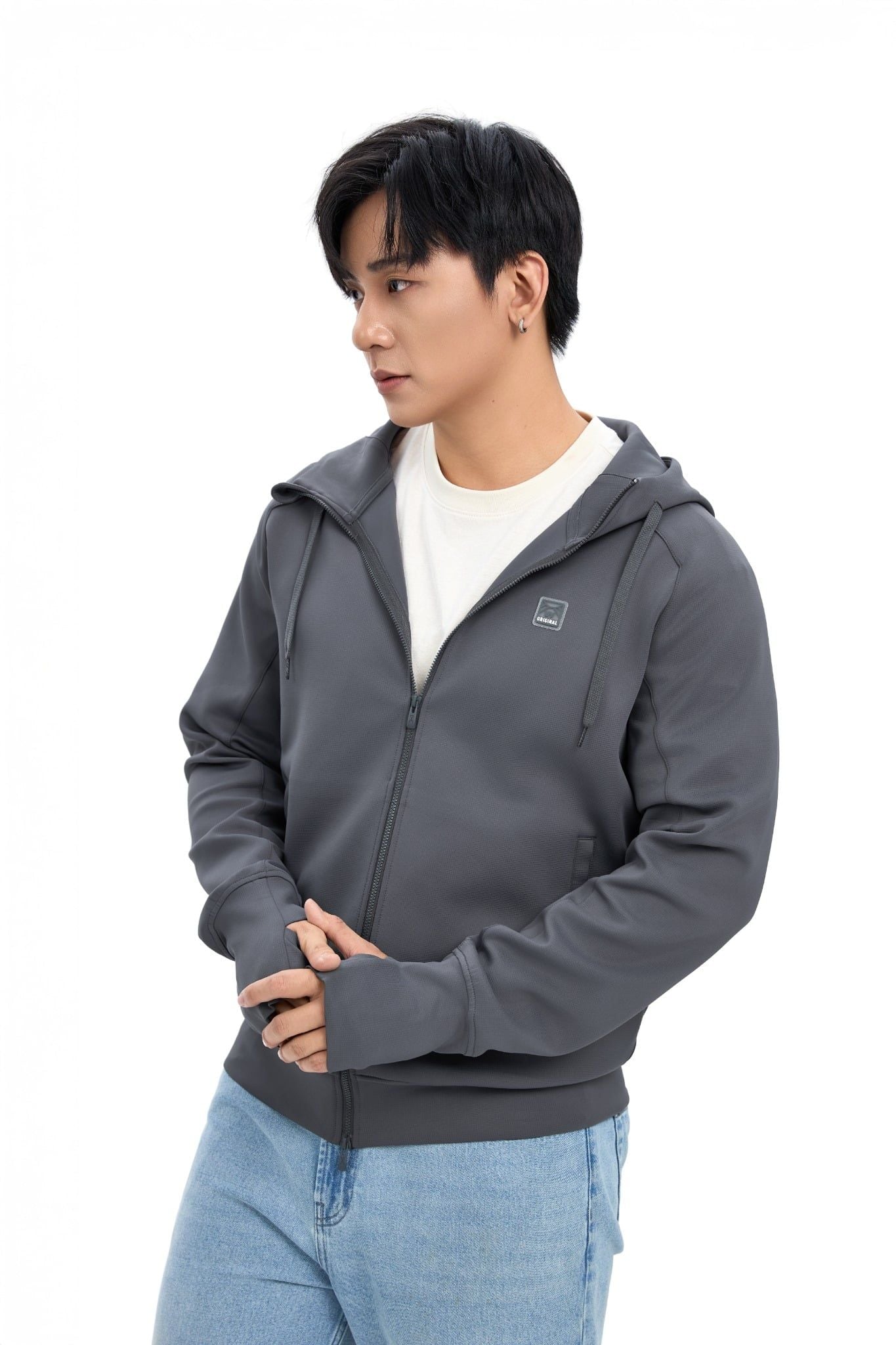  Áo Khoác Thun Nam Interlock UV MOK 1073 