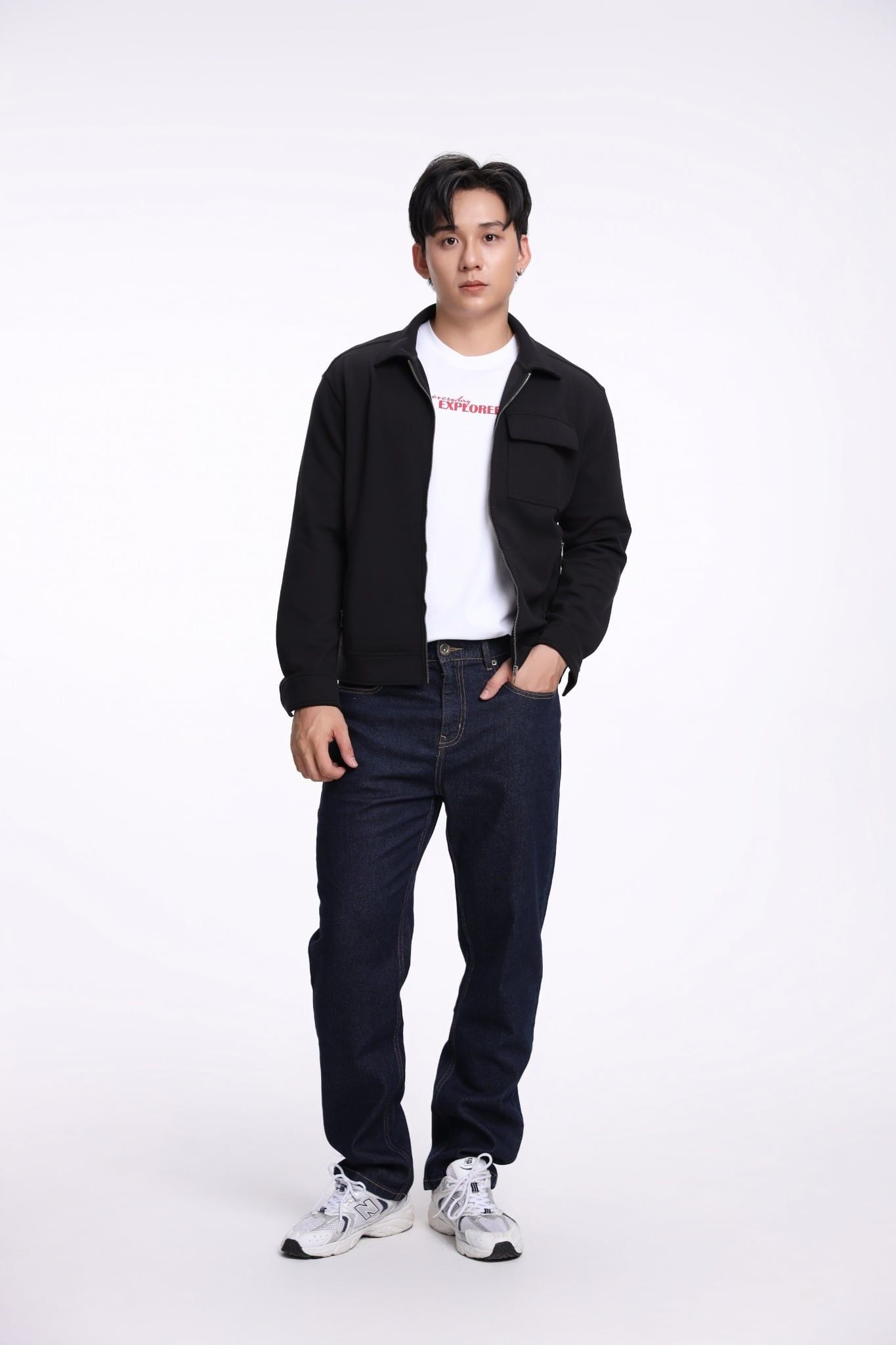  Quần Jean Dài Nam Original Straight Denim MJE 1033 