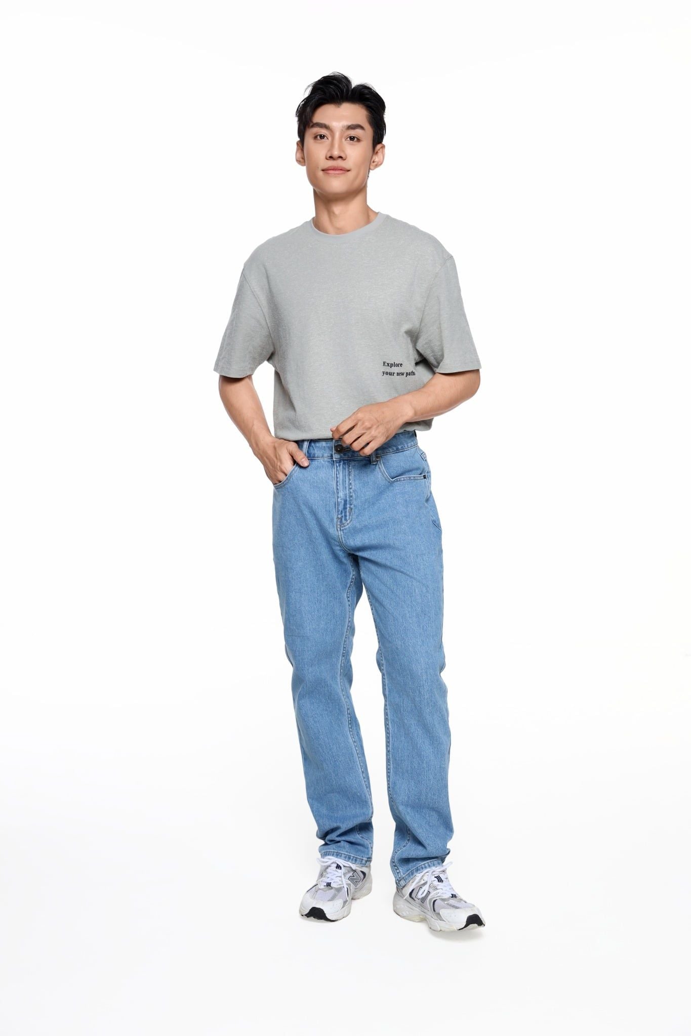  Quần Jean Dài Nam Signature Regular MJE 1032 