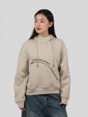 Áo Hoodie Nữ Double Face Zipper Pocket WHO 2027