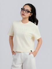 Áo Thun Nữ Relax Boxy In Nổi Styling Experience WTS 2523