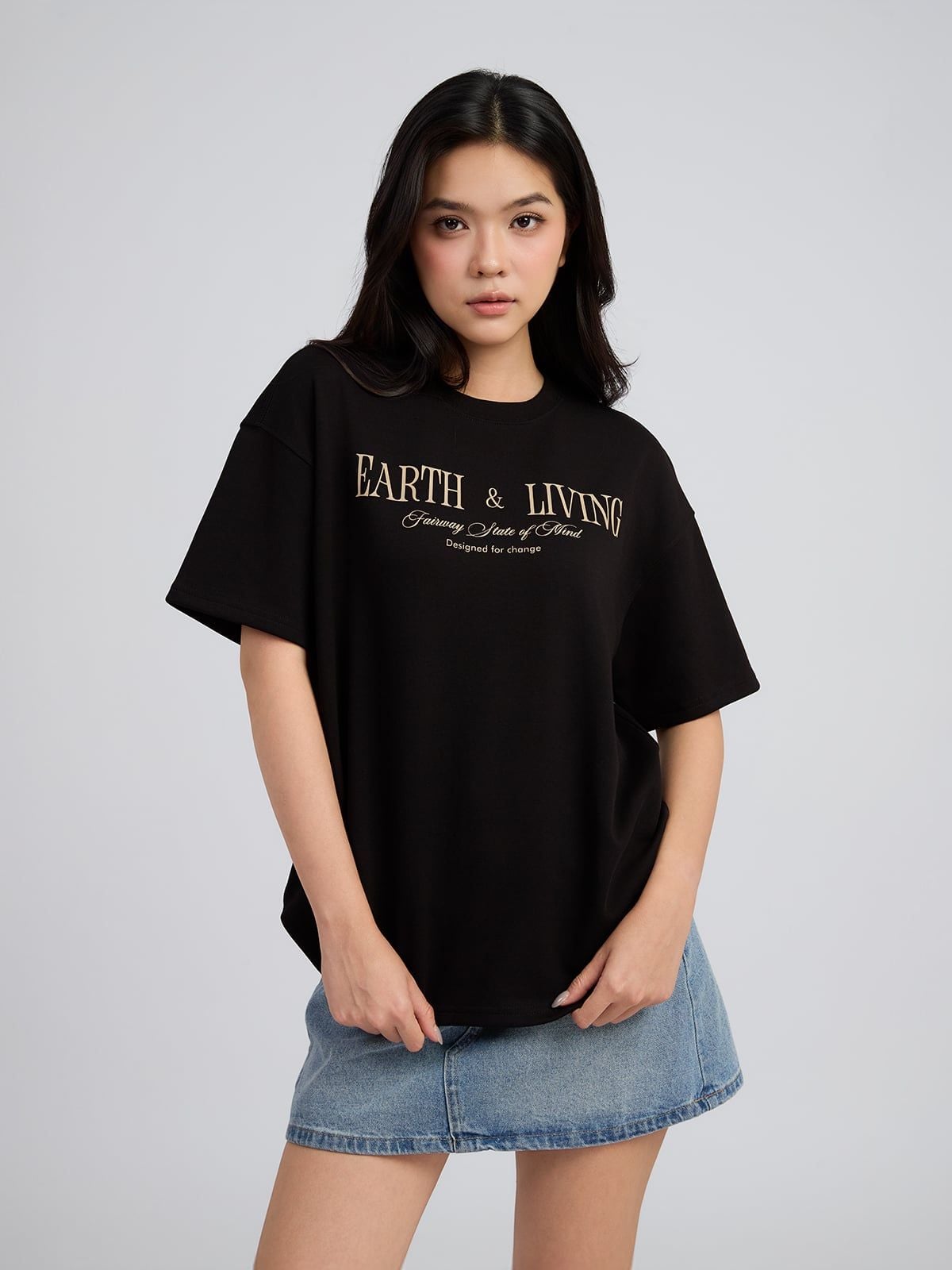 Áo Thun Nữ Double Face Relax Earth And Living WTS 2515 