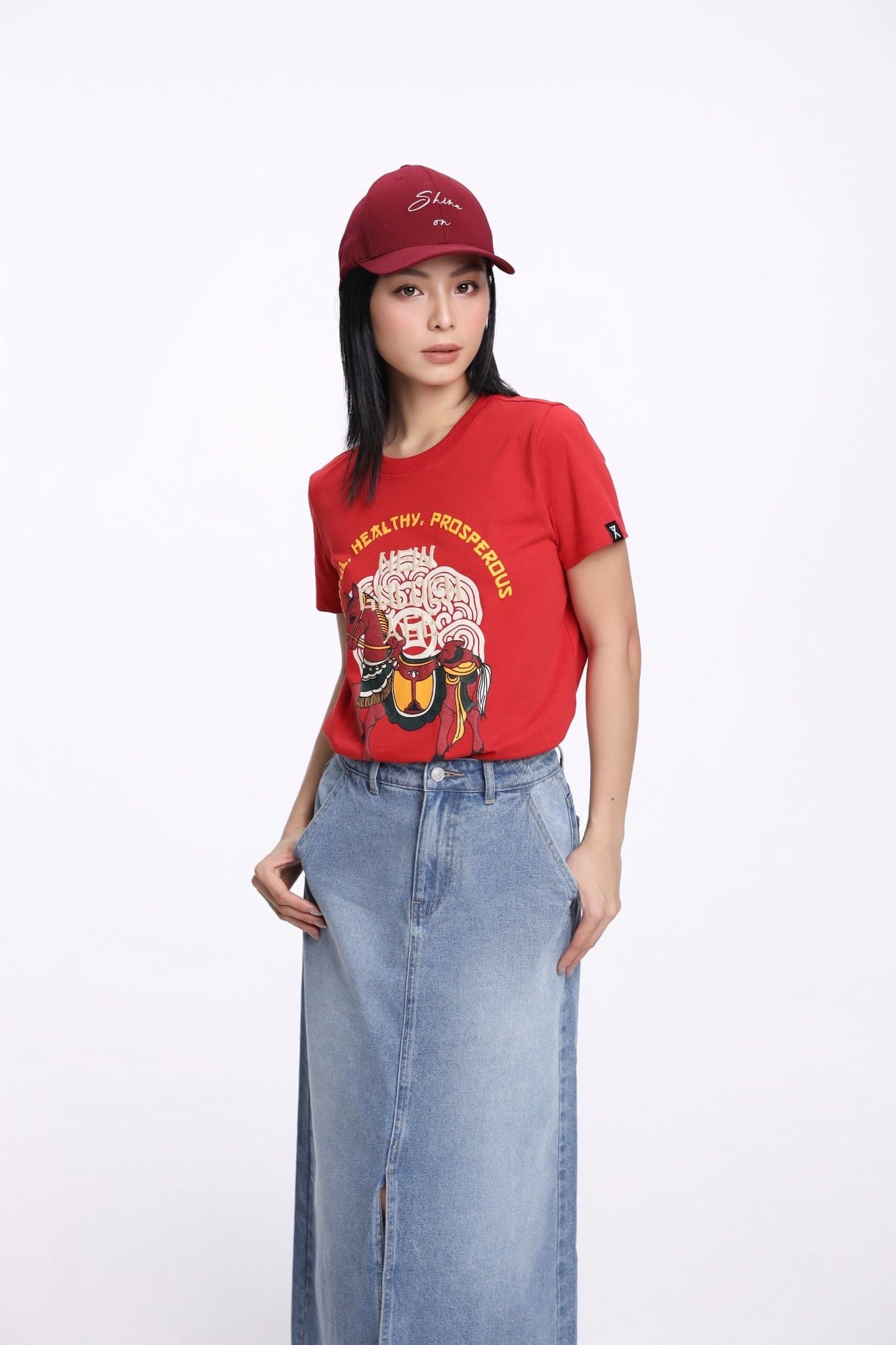  Áo Thun Nữ Mã Đáo Khai Xuân WTS 2539 