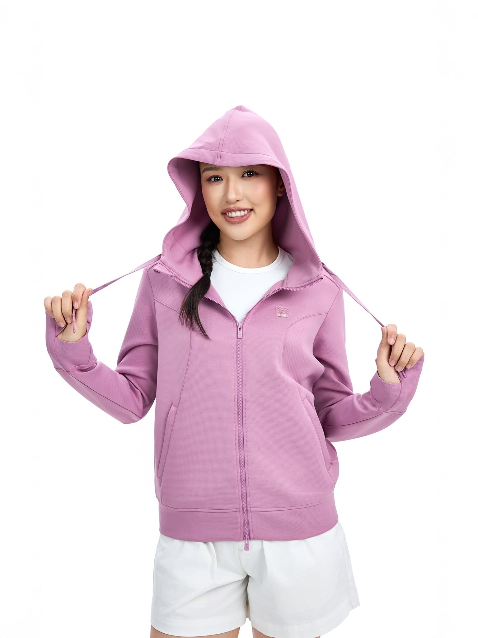  Áo Khoác Thun Nữ Interlock UV WOK 2073 