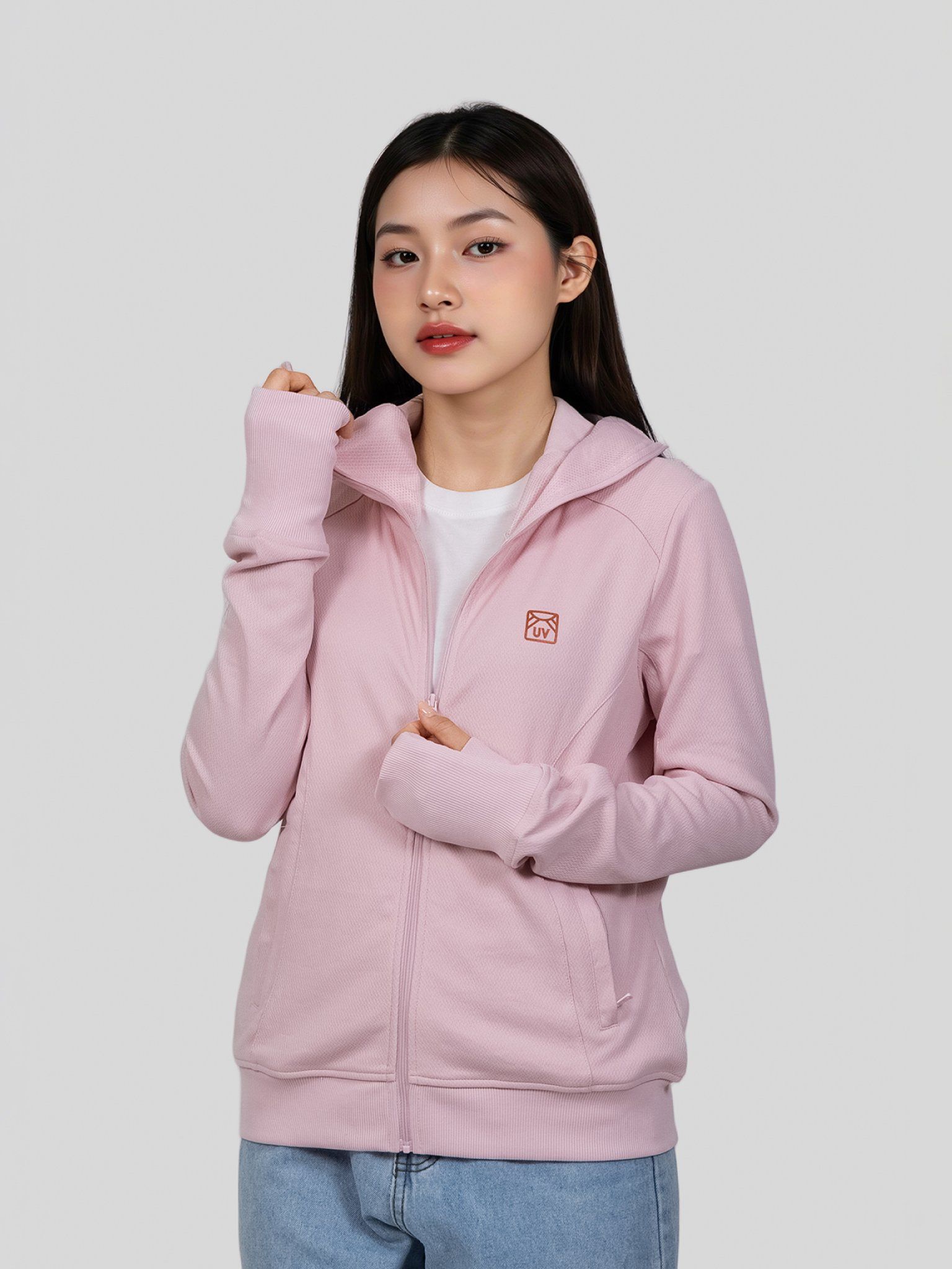  Áo Khoác Thun Nữ Anti UV Ninja WOK 2071 