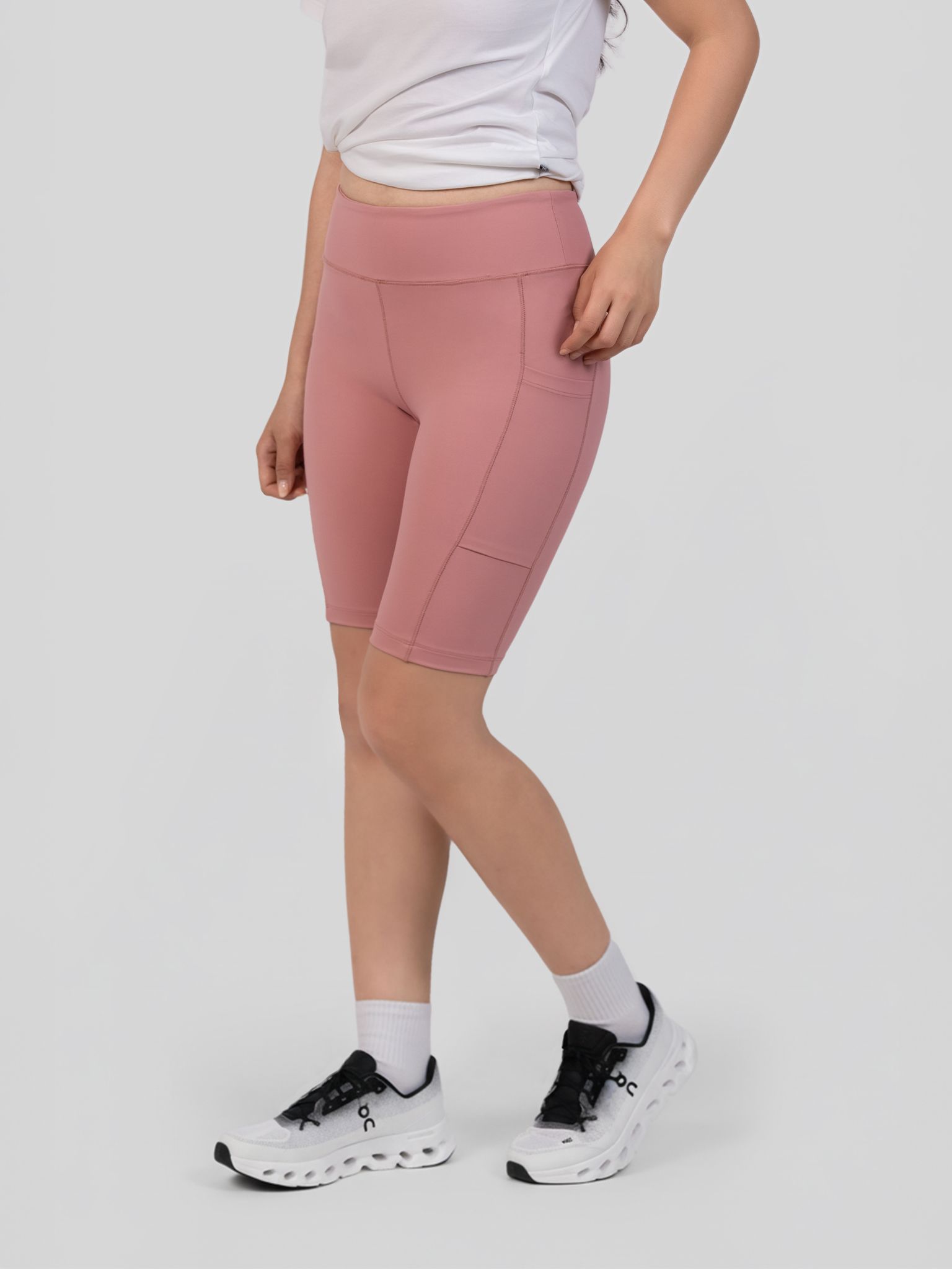  Quần Short Biker Nữ Double Face FW25 WSR 2051 