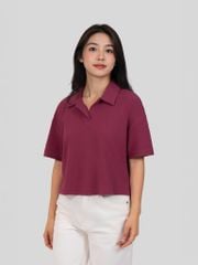 Áo Polo Nữ Relax Boxy Rib WTS 2463