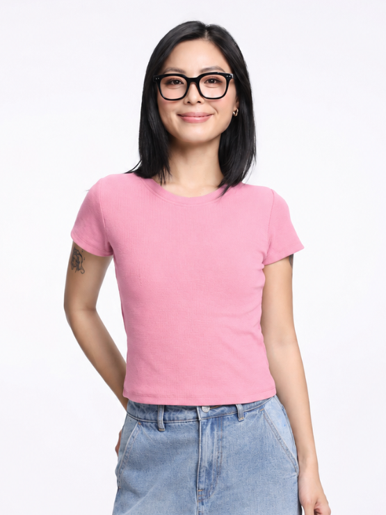  Áo Thun Nữ Rib Daily SS26 WTS 2534 
