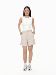 Quần Short Nữ Kaki Bermuda Túi Cơi WSR 2054