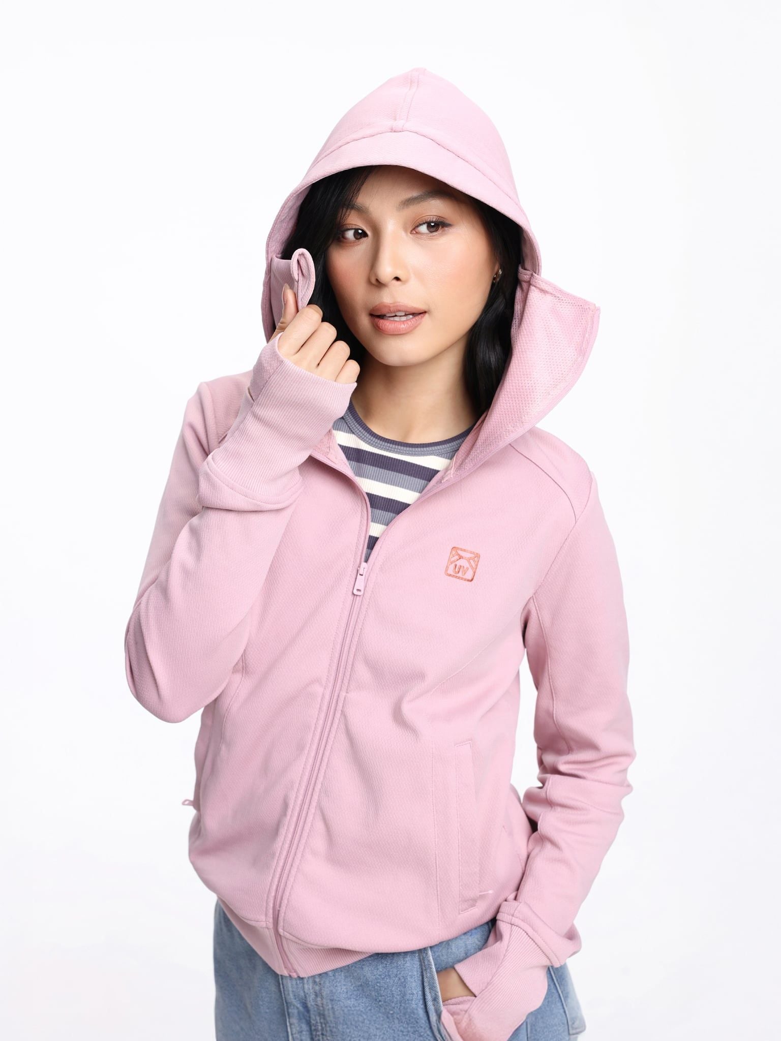  Áo Khoác Thun Nữ Anti UV Ninja WOK 2071 