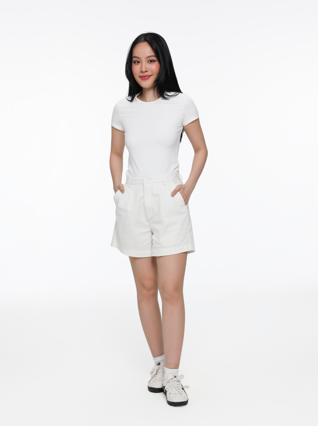  Quần Short Nữ Kaki Bermuda Túi Cơi WSR 2054 
