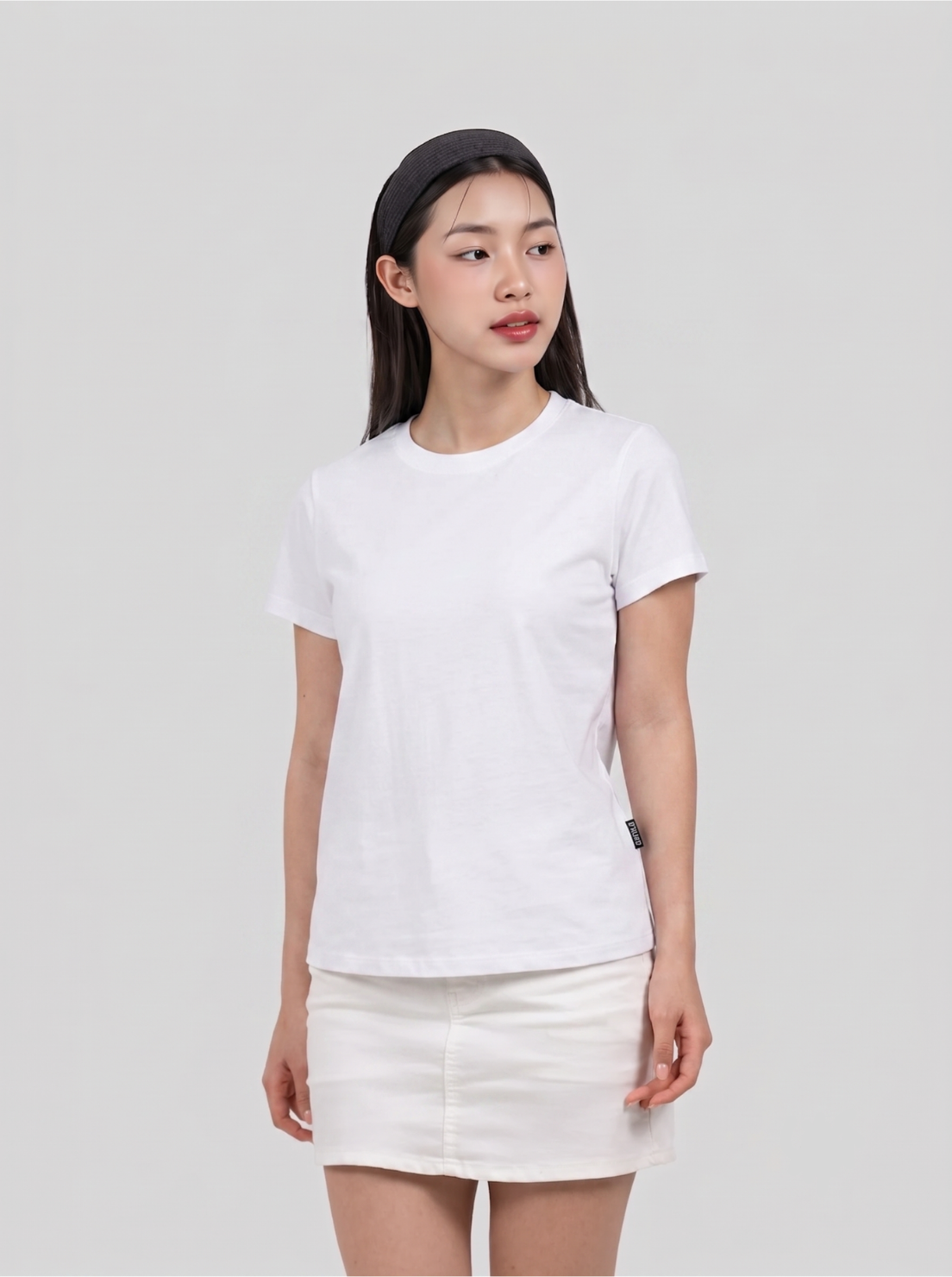  Áo Thun Nữ Cổ Tròn Đốm Slim Basic WTS 2375 