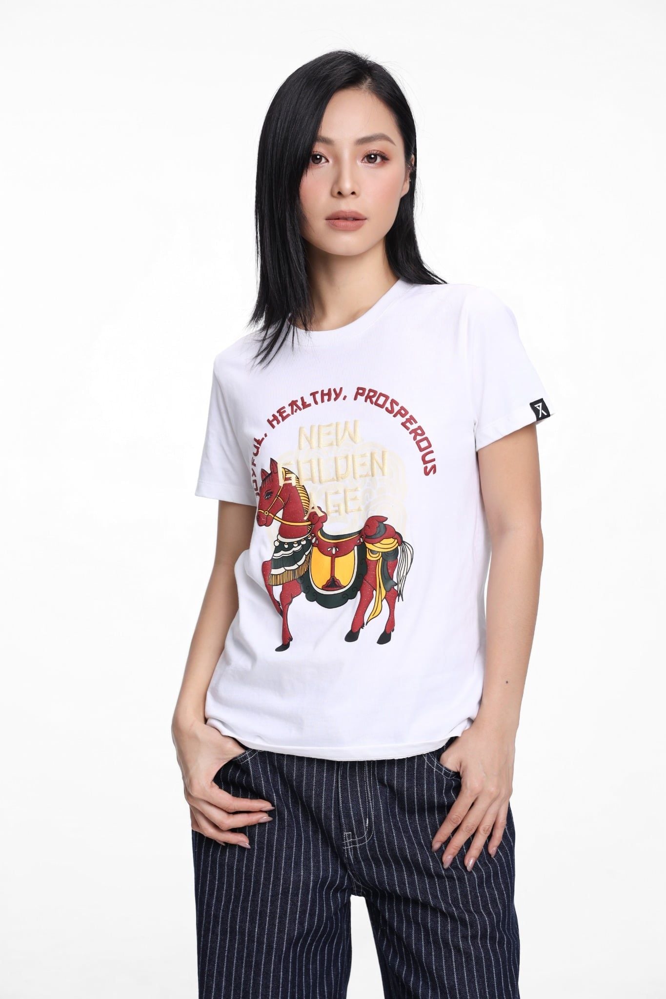  Áo Thun Nữ Mã Đáo Khai Xuân WTS 2539 