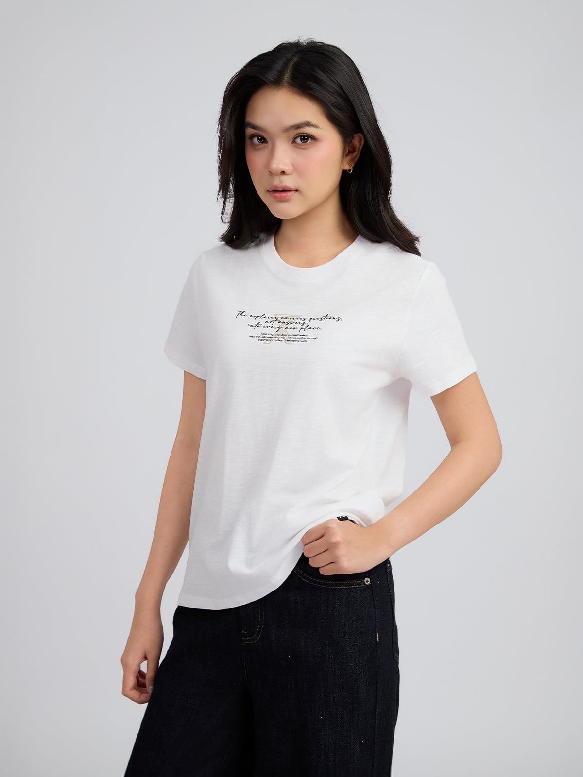  Áo Thun Nữ Relax Big Logo SS26 WTS 2527 