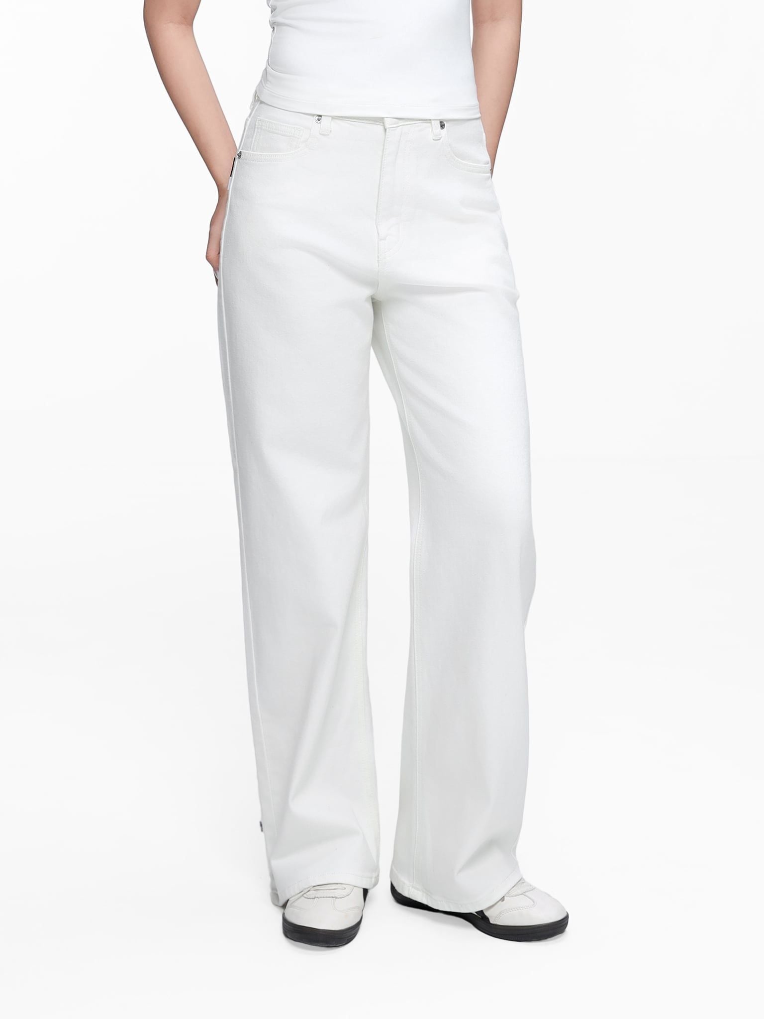  Quần Jean Nữ Culotte Denim WJE 2034 