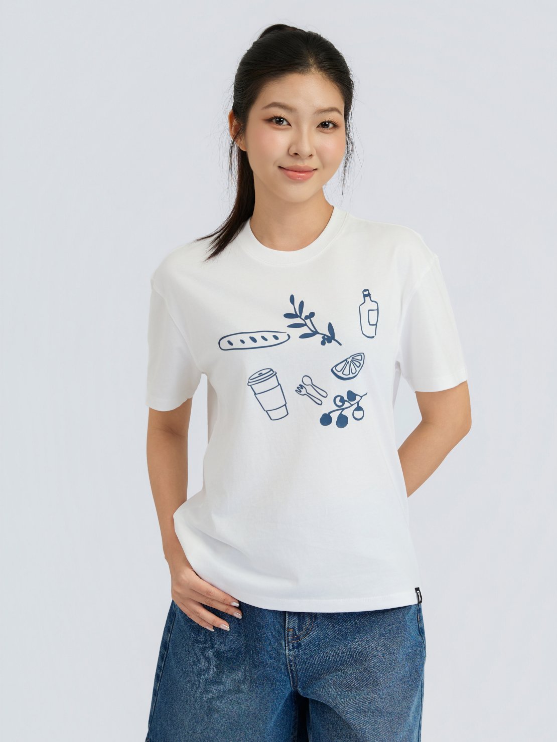 Áo Thun Nữ Relax Icon Daily WTS 2522 