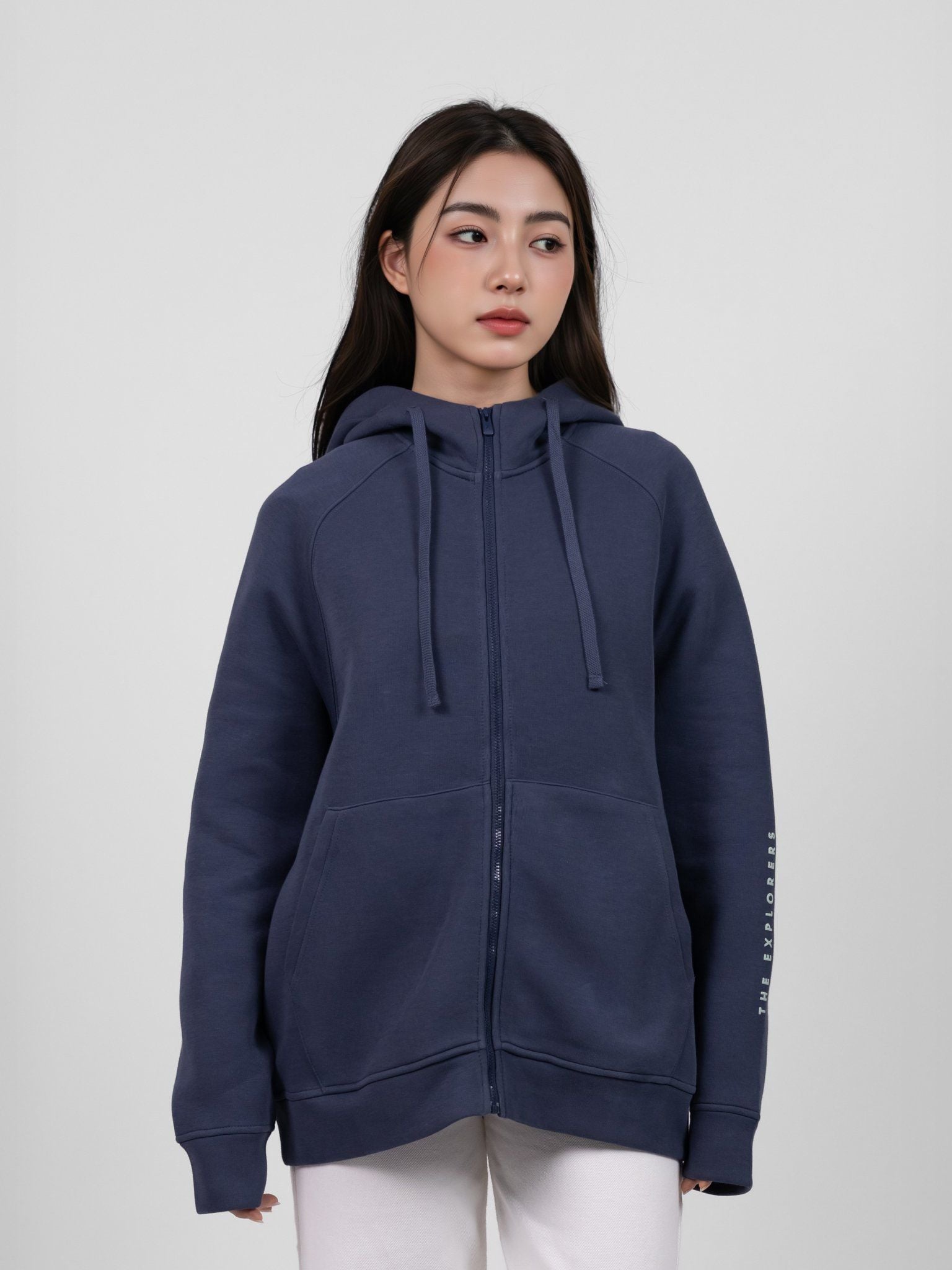  Áo Khoác Nữ Double Face Original Slogan WOK 2063 