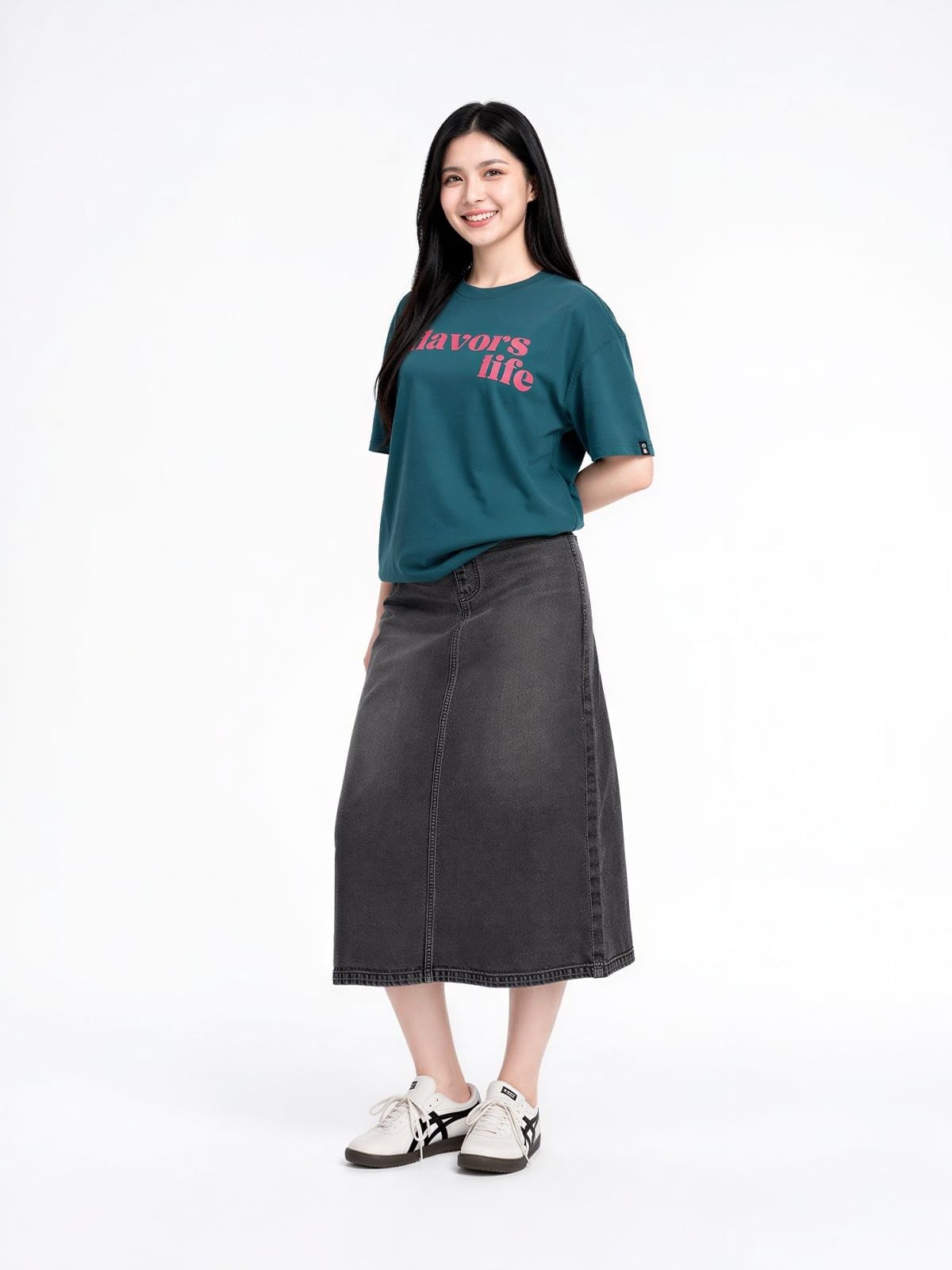  Váy Nữ Jean Dài Wash Classic WSK 2030 