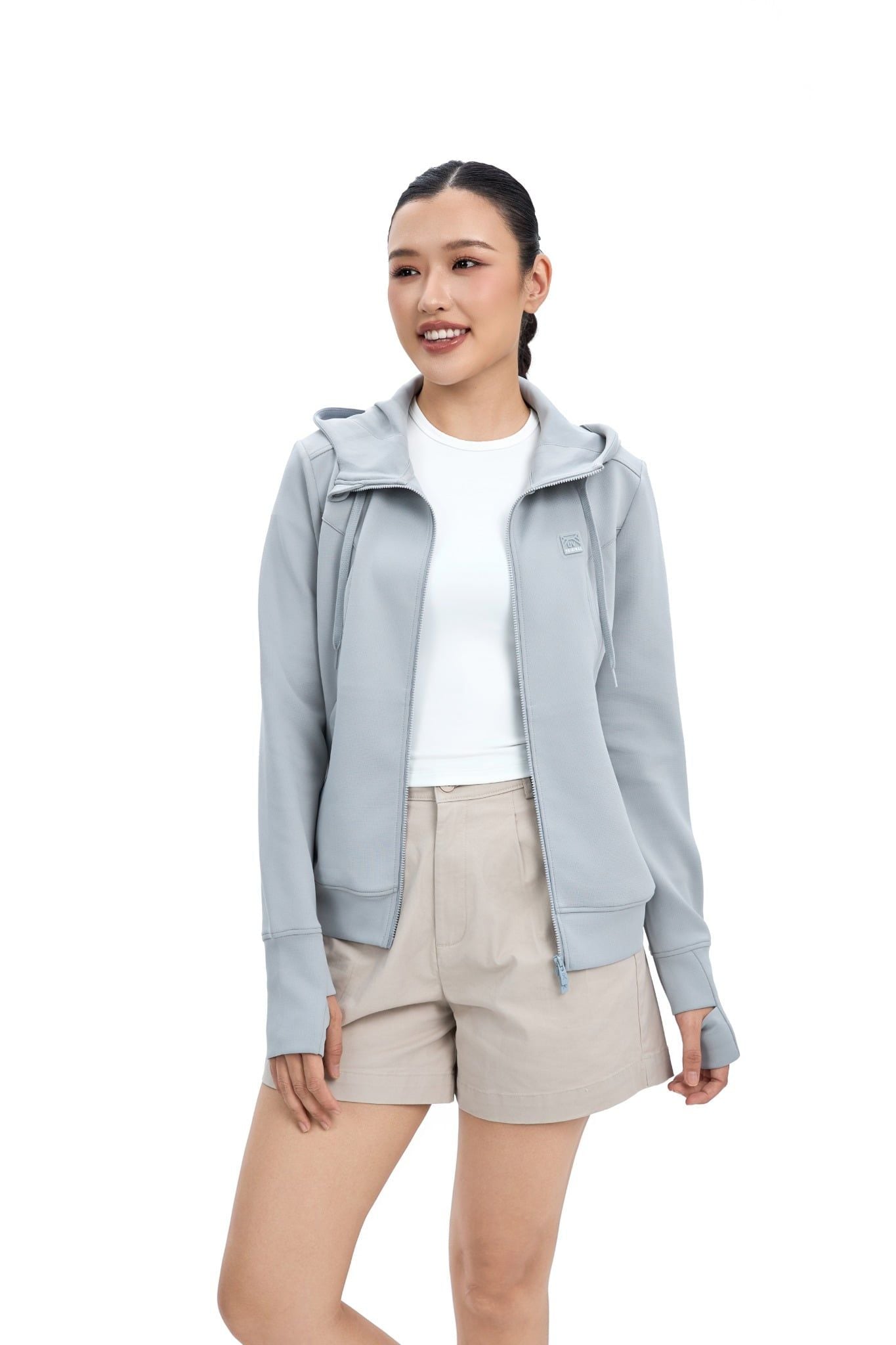  Áo Khoác Thun Nữ Interlock UV WOK 2073 