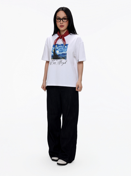  Quần Jean Nữ Wide Leg WJE 2031 