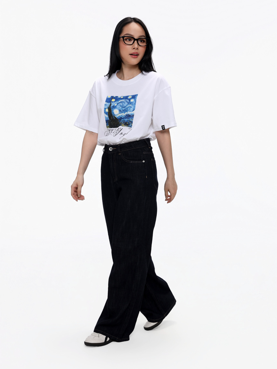 Quần Jean Nữ Wide Leg WJE 2031 