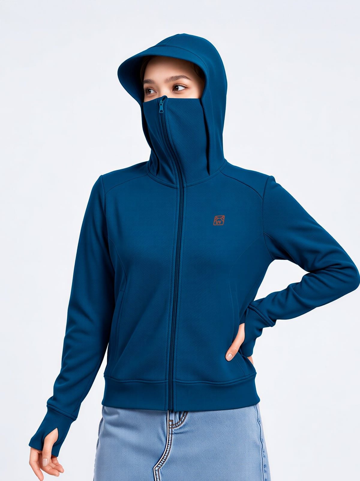  Áo Khoác Thun Nữ Anti UV Ninja WOK 2071 