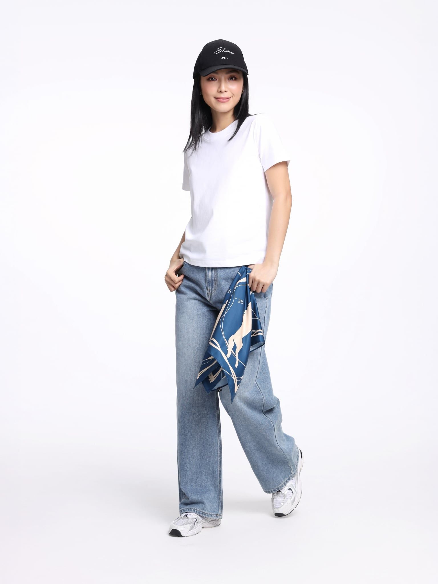  Quần Jean Nữ Signature Denim Culotte WJE 2035 