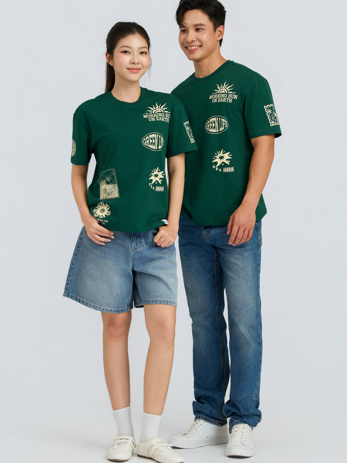  Áo Thun Nữ Relax Green EX SS26 WTS 2512 