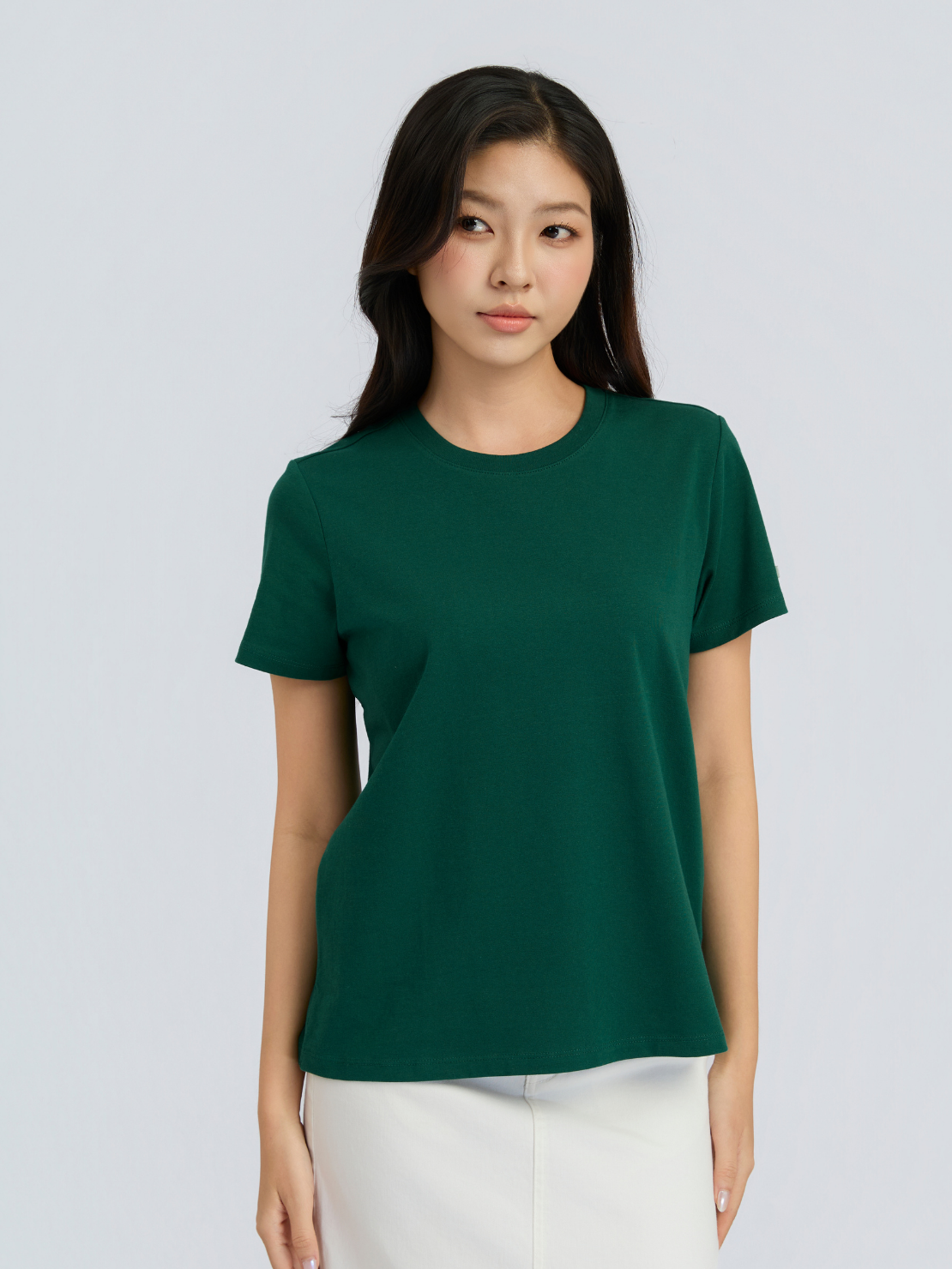  Áo Thun Nữ Cổ Tròn Green EX SS26 WTS 2514 