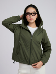 Áo Khoác Nữ Dù Trơn Basic Recycle WOP 2105
