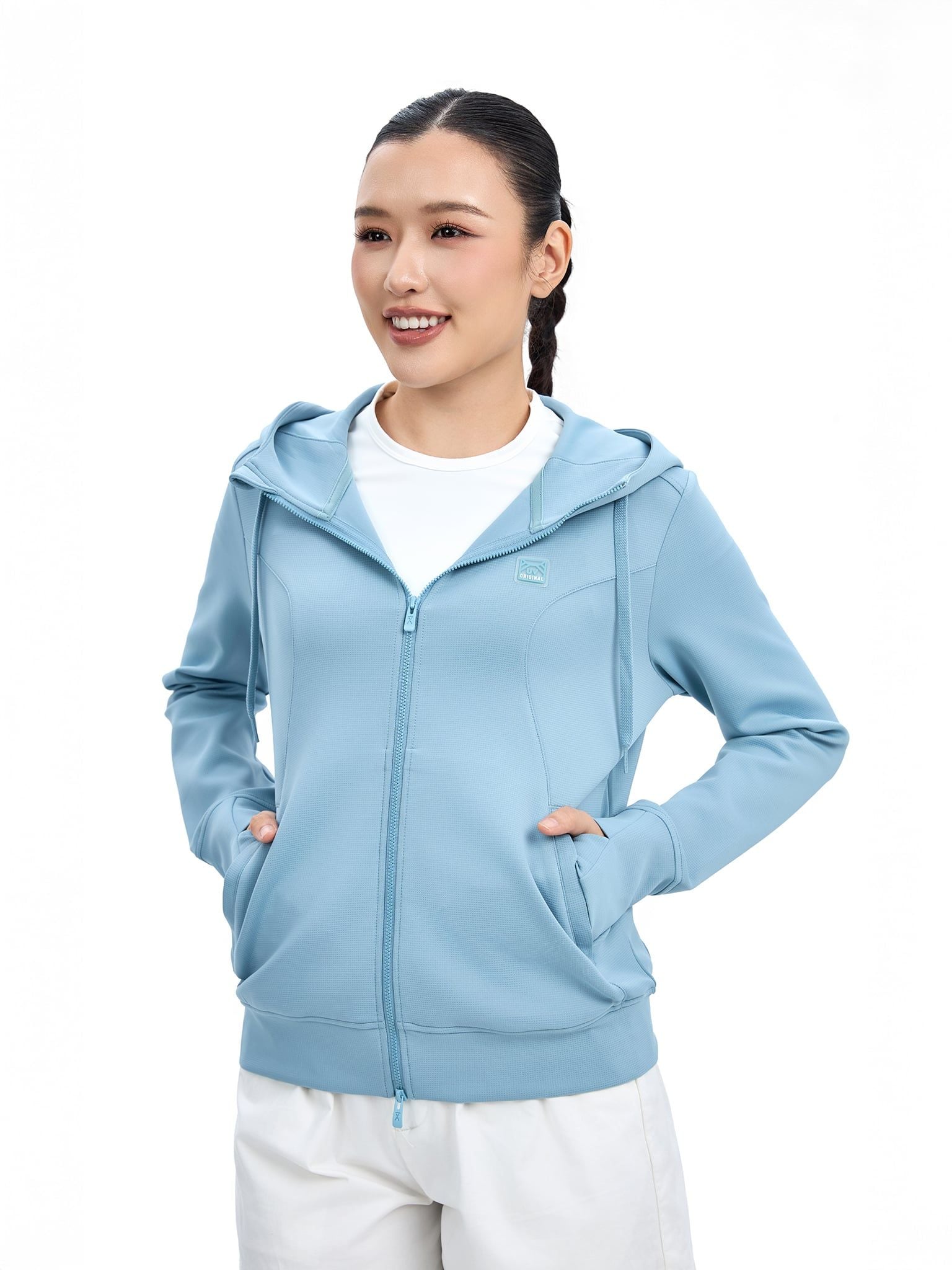  Áo Khoác Thun Nữ Interlock UV WOK 2073 