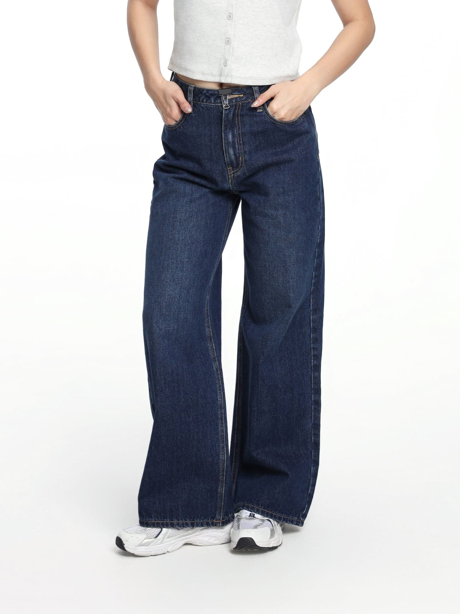  Quần Jean Nữ Relax Flared WJE 2030 