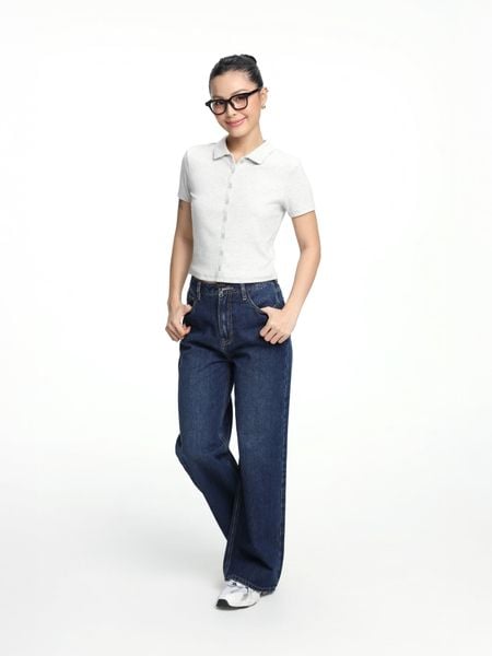  Quần Jean Nữ Relax Flared WJE 2030 