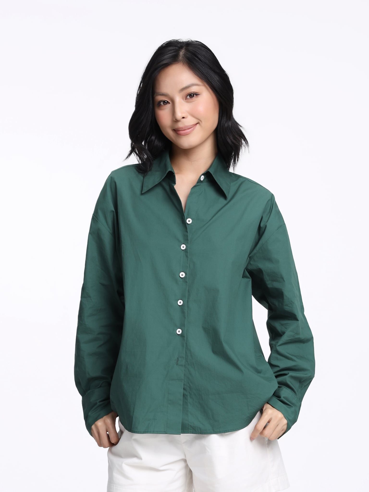  Áo Sơ Mi Nữ Liberty Oxford Oversize WBL 2030 