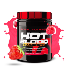 Sữa Uống Trước Khi Tập Scitec Nutrition Pre Workout Hot Blood Hardcore Red Fruits