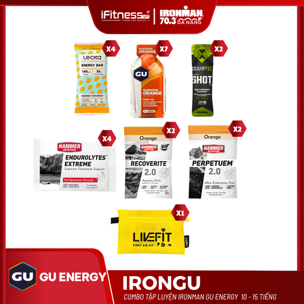 Combo Tập Luyện Ironman Gu Energy