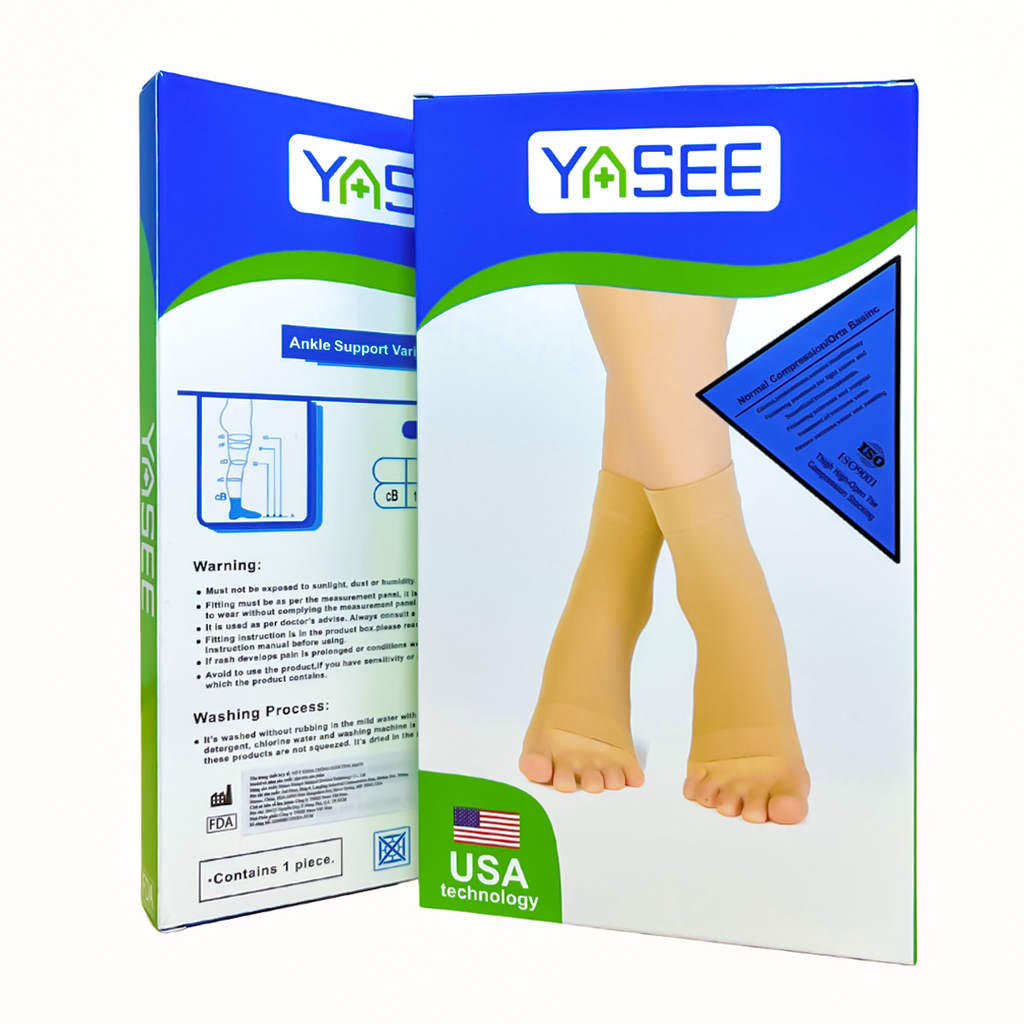 Tất Vớ Gót Bàn Chân Y Khoa Trợ Ngăn Ngừa Suy Giãn Tĩnh Mạch Yasee