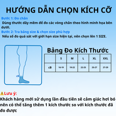 Tất Vớ Gót Bàn Chân Y Khoa Trợ Ngăn Ngừa Suy Giãn Tĩnh Mạch Yasee