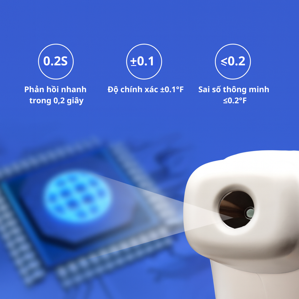 Nhiệt Kế Điện Tử Yasee đo trán bằng hồng ngoại cho người lớn, trẻ em, trẻ sơ sinh